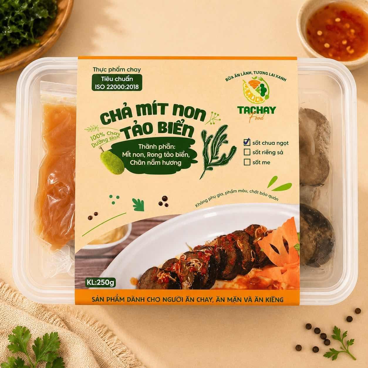 Chả Mít Non Tảo Biển Sốt Chua Ngọt — 2