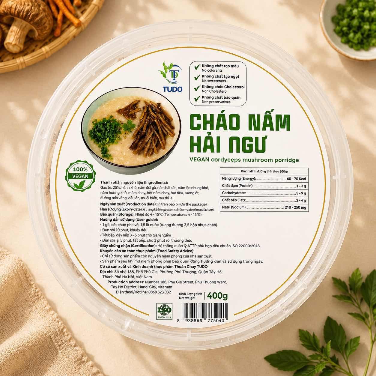 Cháo Nấm Hải Ngư