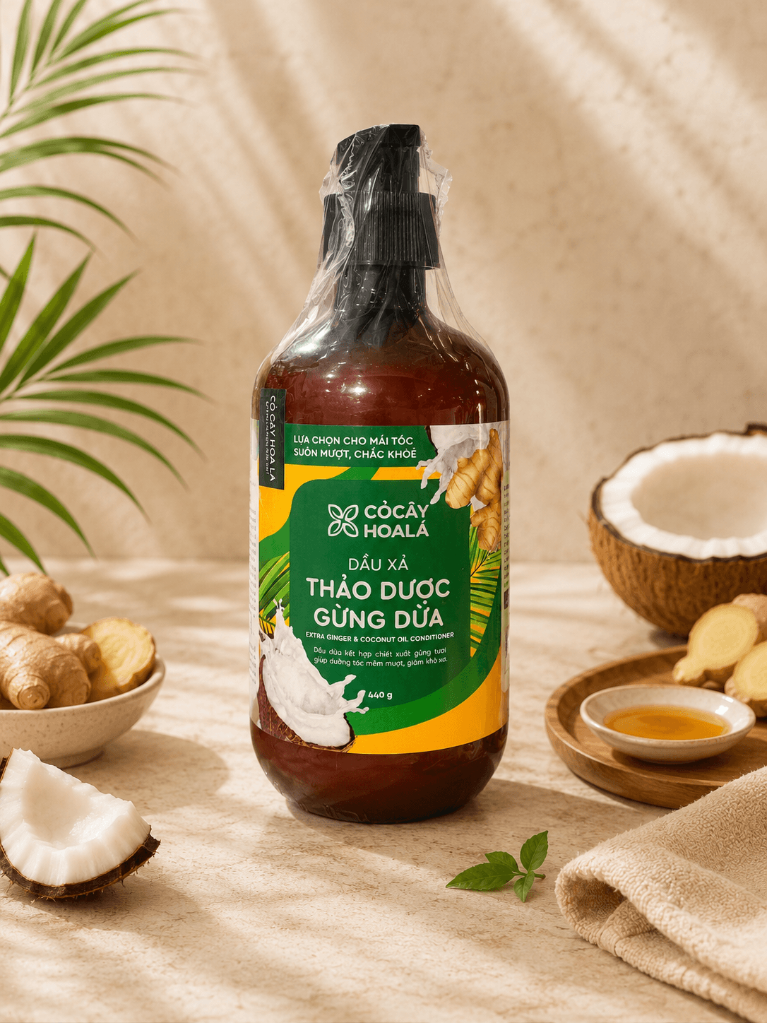 Dầu Xả Thảo Dược Gừng Dừa — 2