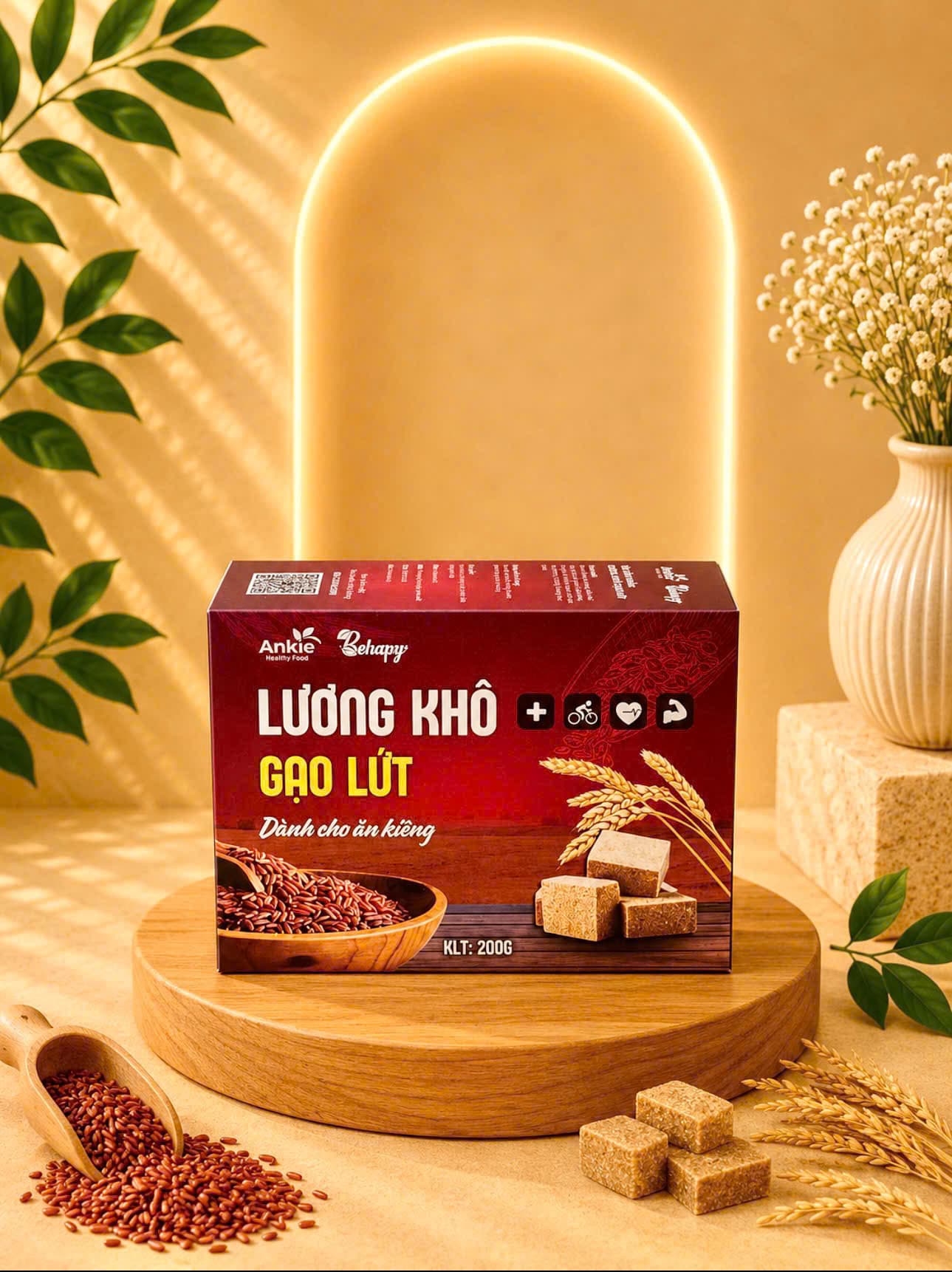Lương Khô Gạo Lứt ANKIE - 200gr — 2