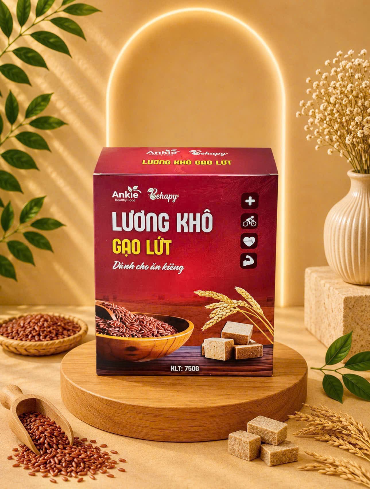 Lương Khô Gạo Lứt ANKIE & BEHAPY - 750gr — 2