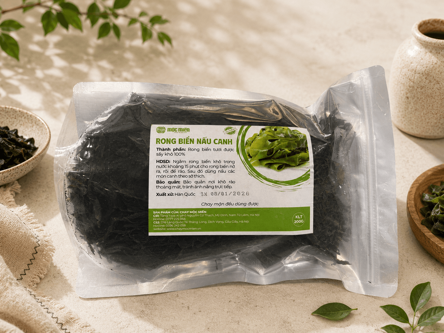 Rong Biển Nấu Canh Mộc Miên (200g)