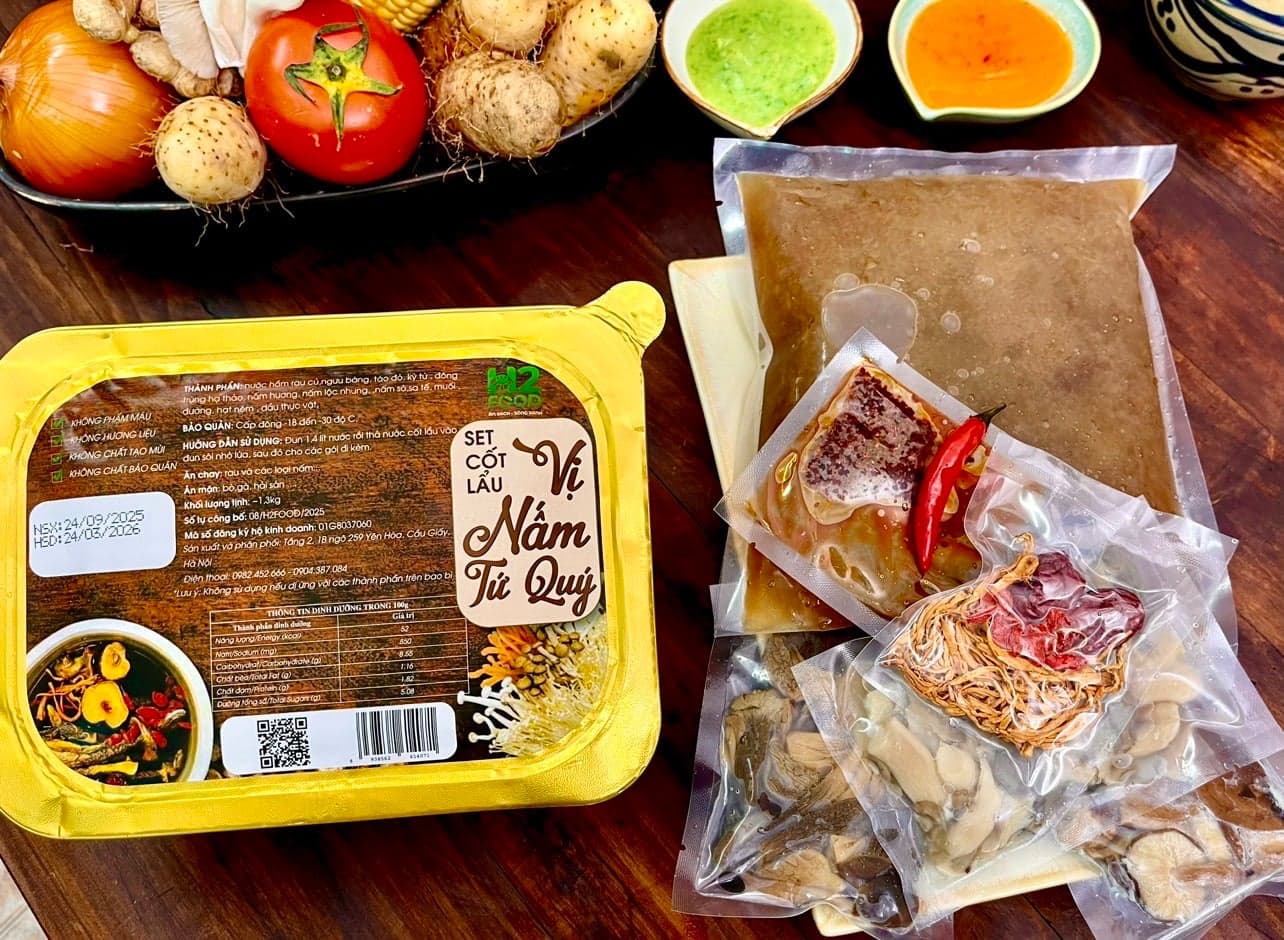 Set Cốt Lẩu - Vị Nấm Tứ Quý — 2