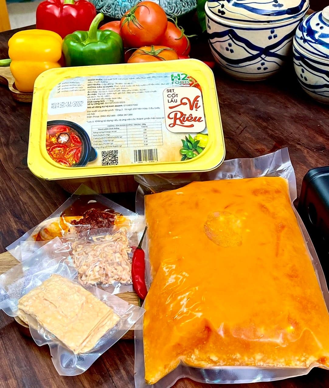 Set Cốt Lẩu - Vị Riêu (Không Ngũ Vị Tân)