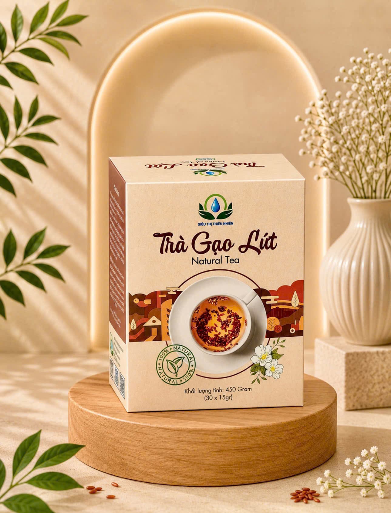 Trà Gạo Lứt — 2